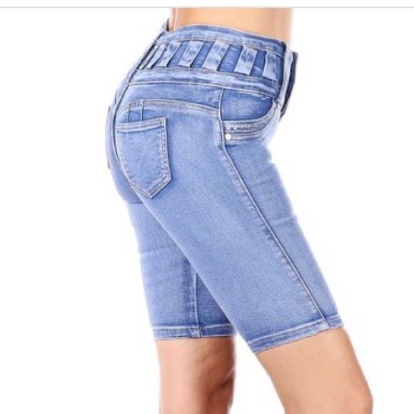 new Diva Star push up Colombian Bermuda shorts - Picture 2 of 3